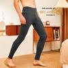 LANGSHA Herren 100% Baumwolle Dünne Thermounterhose