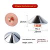 Buse Laser Fibre Calibre D28 1.0-5.0 Buse de Découpe Laser Pour Machine de Découpe Laser Coupeur Laser Fibre Projets de Travail des Métaux