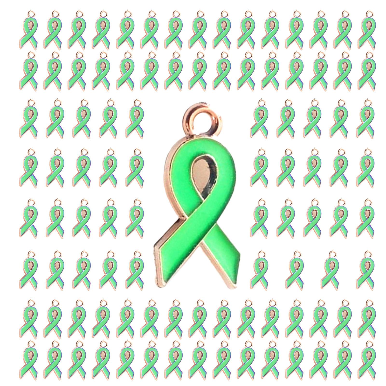 

Набор из 100 штук Сердечная лента Аксессуар для DIY Ювелирных изделий Прочный Шарм Лента для Информирования Ювелирная фурнитура Лента-подвеска смешанных цветов зелёный