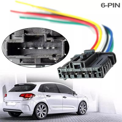  for PEUGEOT 206 207 208 301 307 308 508 1007 2008 EXPERT PARTNER 6Pin Plug Tail Connector Pigtail 1606248780 Light Prewired J4U1
