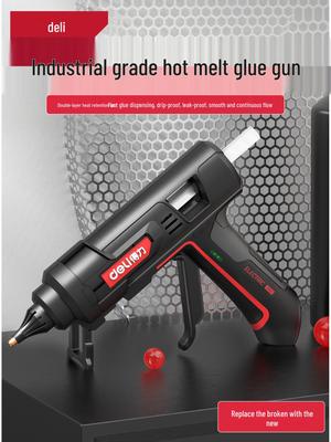 Deli High-Power Hot Melt Glue Gun with 7-11mm Sticks for Handcrafted and Industrial Use