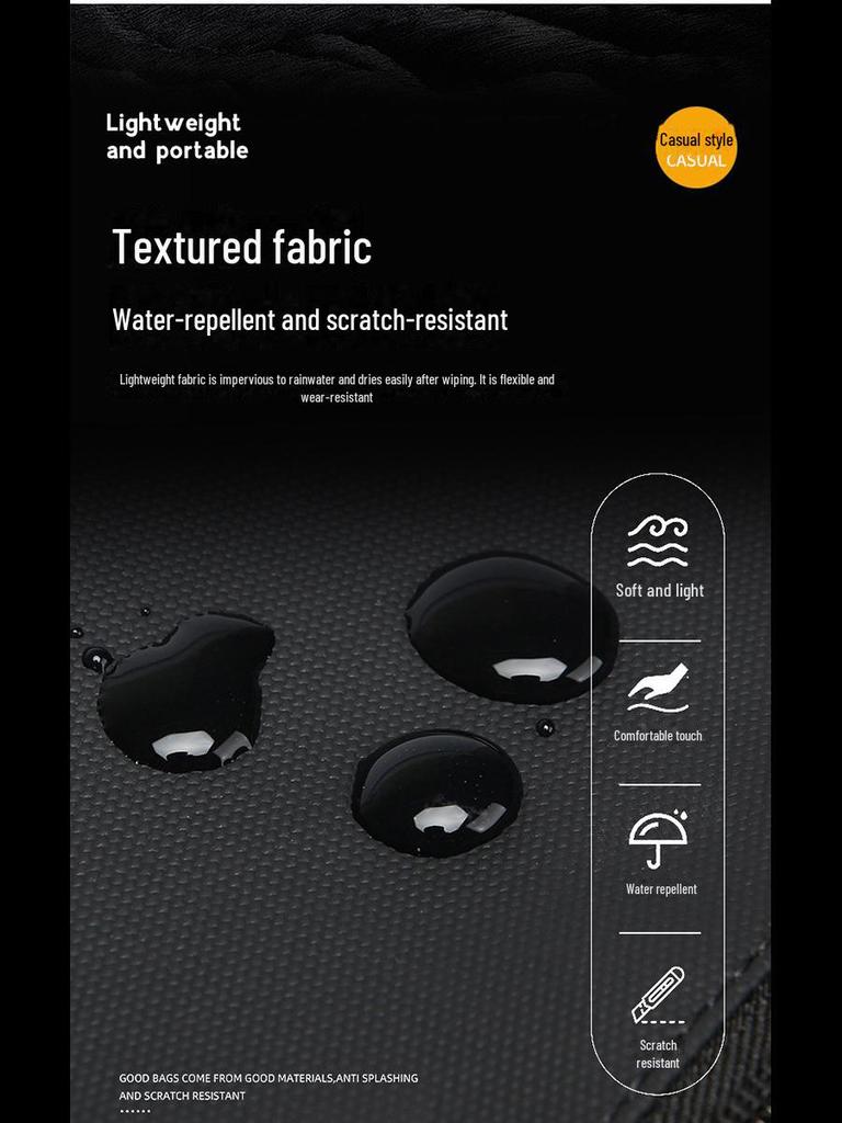 Herrenmode Freizeitrucksack: Spritzwassergeschützt, Großes Fassungsvermögen, Ideal für Reisen, Geschäft und Studenten