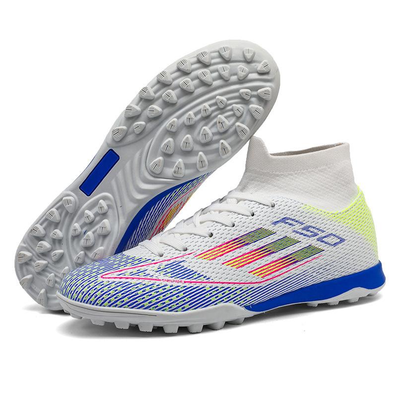 Football shoes Men and women Children Long and short nails Youth training Football sports shoes Students Adult lawn sneakers