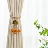 Halloween Pumpkin Curtain Tieback Farmhouse Adjustable Strap Fruit Vegetable Decorative Drape Window Curtain Holder Holdbacks Curtain Accessories