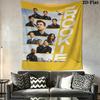 THE ROOKIE Wall Tapestry Aesthetic Wall Hanging Printed Fabric Blanket Decorative Tapestries for Bedroom Living Room Home Decor