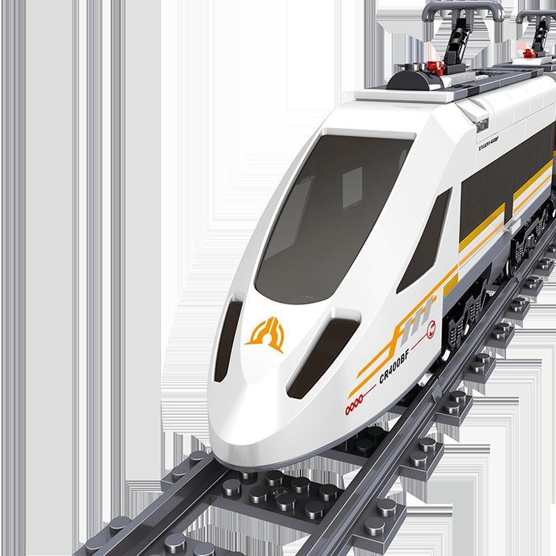 QL0307 Building Block Train Series Fuxing High-speed Train Children's Educational Assembly Toy Small Particles