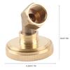G1Celsius4  Female Thread 7 Holes Misting Spray Nozzle Garden Watering Sprayer Head (Elbow)