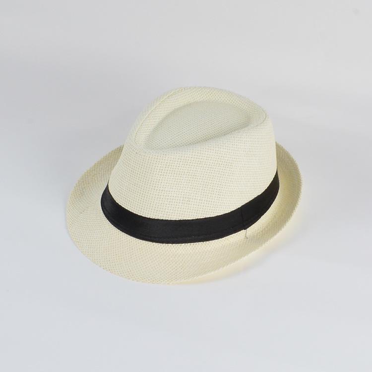 Men's Summer Travel Panama Jazz Hat - Casual, Fashionable Middle-Aged Fedora for Street Dance and Outdoor Adventures