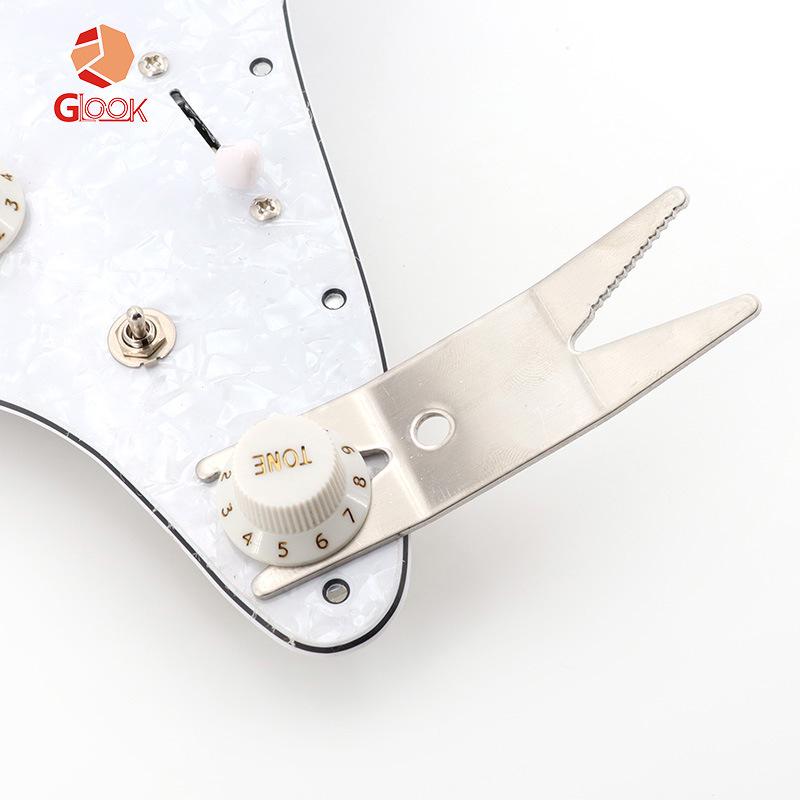 Electric Guitar and Bass Multifunctional Wrench & Pry Bar Tool for Knob Installation and Removal