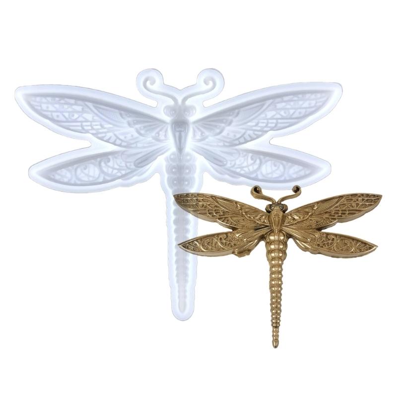 DIY Embossed Dragonflies Silicone Mold for Wall Decorations and Hanging Ornaments DIY Craft Supplies Resin Casting Mould