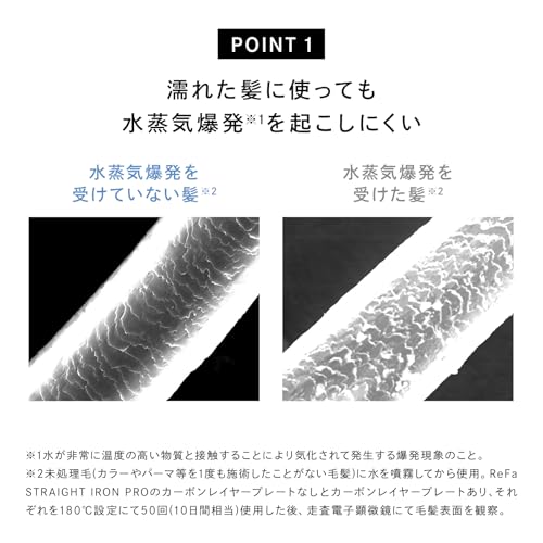 [Exklusiv im offiziellen Shop] ReFa STRAIGHT IRON PRO (Rosa) mit Haarstyling-Ratgeber und Shopper-Tasche