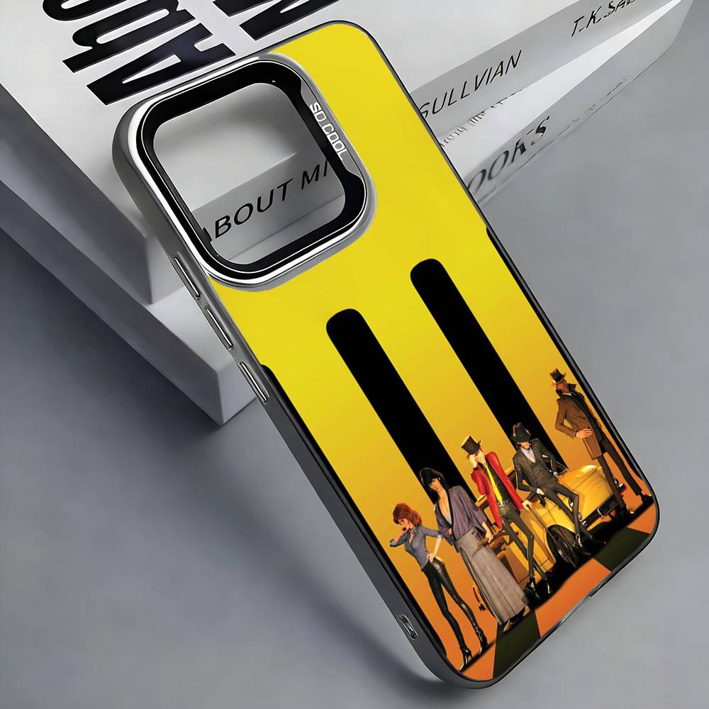 

Anime L-Lupin The T-Third Phone Case For iPhone 17,16,15,14,13,12,11 Plus,Pro Max,Colored Silver Phone Case iPhone16e