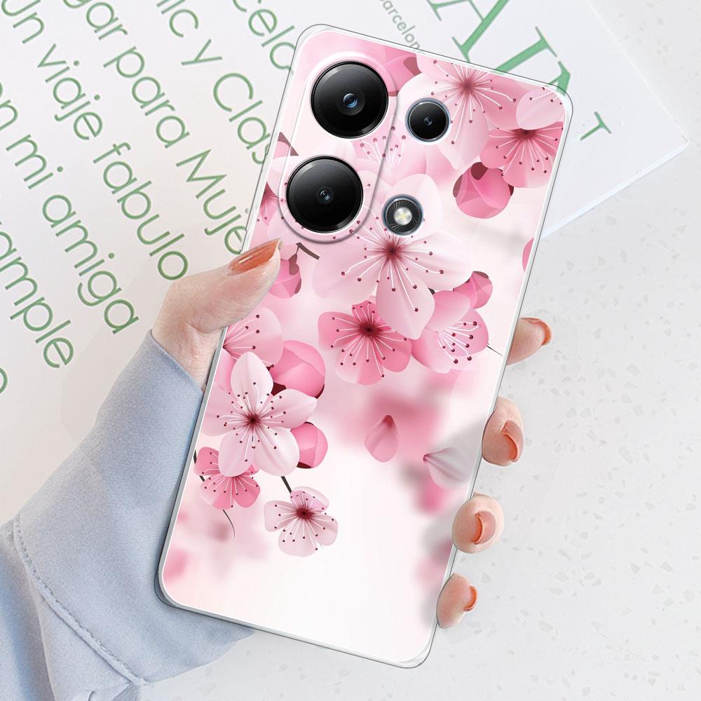 Für Redmi Note 13 Pro Hüllen Abdeckung Für Redmi Note 13 Transparent Schutz Weiches Silikon Handyhülle Funda oder Redmi Note 13 Pro Plus Coque