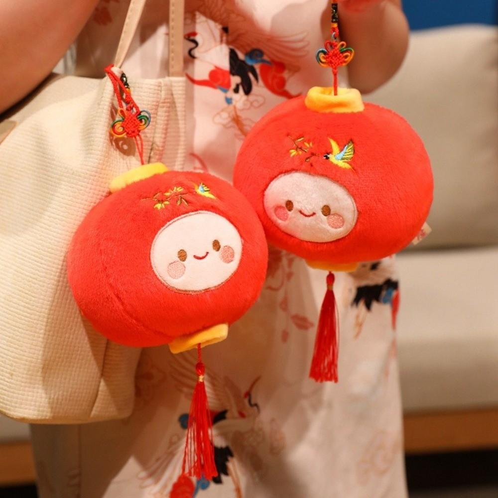 Chinese New Year Hanging Decor Good Luck Spring Festival Ornament Simulation Plush Toys  Window