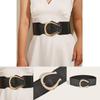 Fashion Gold Buckle Decoration Casual Wide Waist Belt For Womens Style