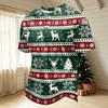 Men's Quick-Dry Neck Short Sleeve T-Shirt with Christmas Print
