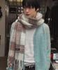 LANARCHIVE [8010] Urban Label Check Scarf