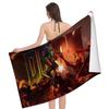 Shooting Game D-Doom Beach Towel Colorful Bath Towels For Girl Microfiber Quick Dry Custom Sand Free Beach Yoga Spa Gym Pool