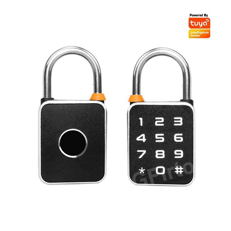 Lacăt cu Combinație Amprentă Parolă 3 în 1 Aplicație Tuya Mini Portabil Lacăt Biometric Încărcare USB Pentru Dulap Bagaje Sală de Sport