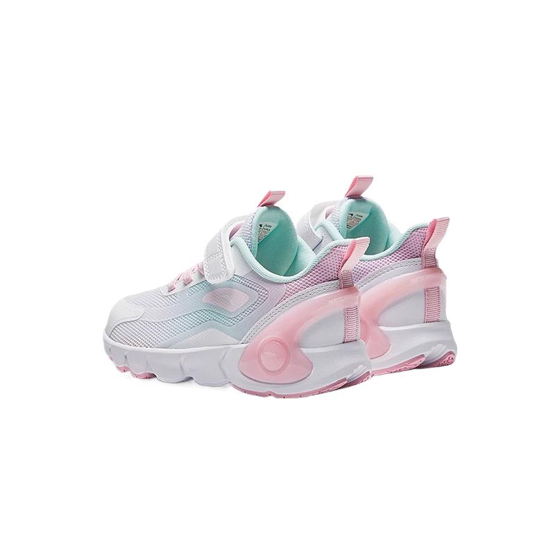 Anta Kids Fabric Fashion Comfortable Shock Absorbing Low Top Running Shoes Kids sneaker White 322429910-2
