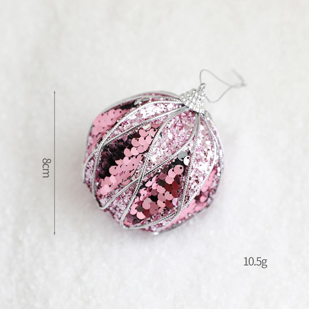 Pink Foam Christmas Ball Ornament - DIY Tree Decoration Topper