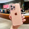Luxusní třpytivý průhledný kryt Bling pro iPhone 17Air 16 15 14 Pro Max 13 12 11 X XR XS 14 Plus 7 8 Průhledný měkký akrylový kryt