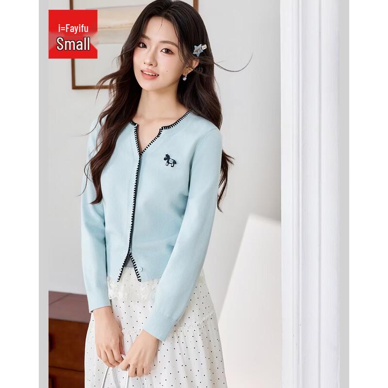 IEF/Aiyifu Petite Autumn Knitted Cardigan S