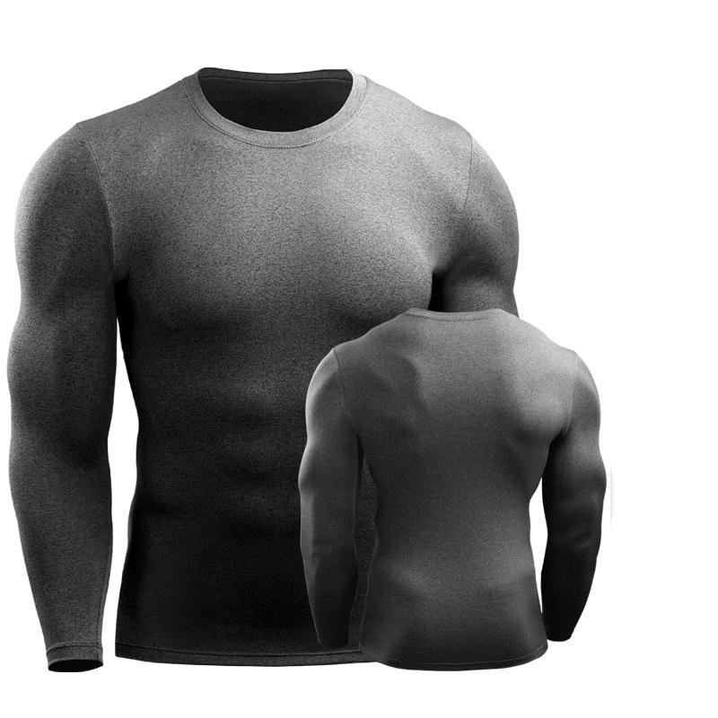 Herre treningsskjorter Basketball Sportsklær Løping Yoga Langermet T-skjorte Undertrøye Sykling Treningstopp S M L XL 2XL 3XL