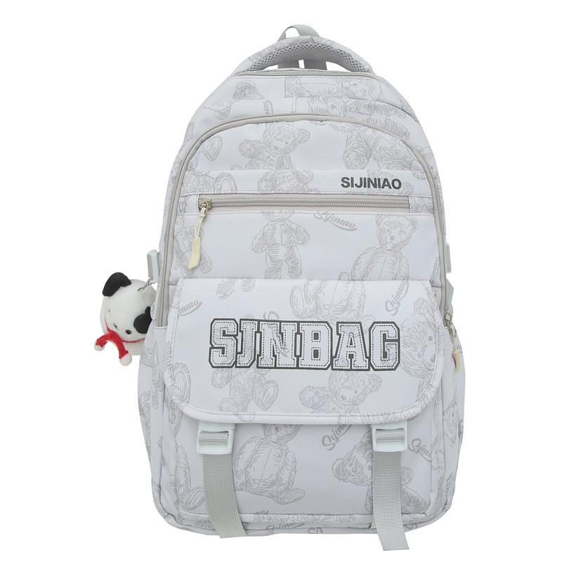Schoolbag - Large Capacity Backpack for Junior High School Girls, Also Suitable for Primary School Students.