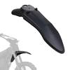 Motorcycle Front Area Dirt Cover, Single Black Polypropylene Mud Guard Accessory for IN 10 Garage Replacement, Upkeep, and Fit Checks Task