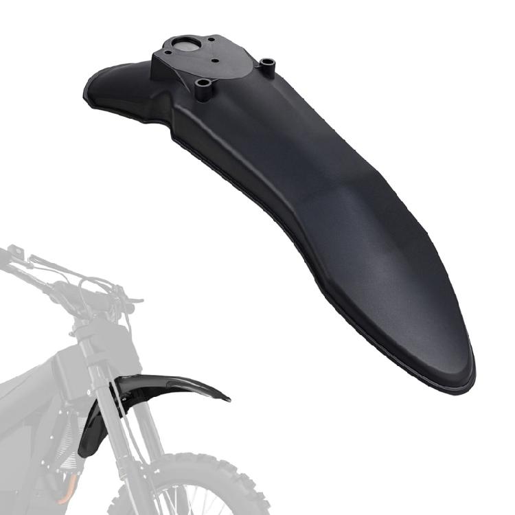Motorcycle Front Area Dirt Cover, Single Black Polypropylene Mud Guard Accessory for IN 10 Garage Replacement, Upkeep, and Fit Checks Task