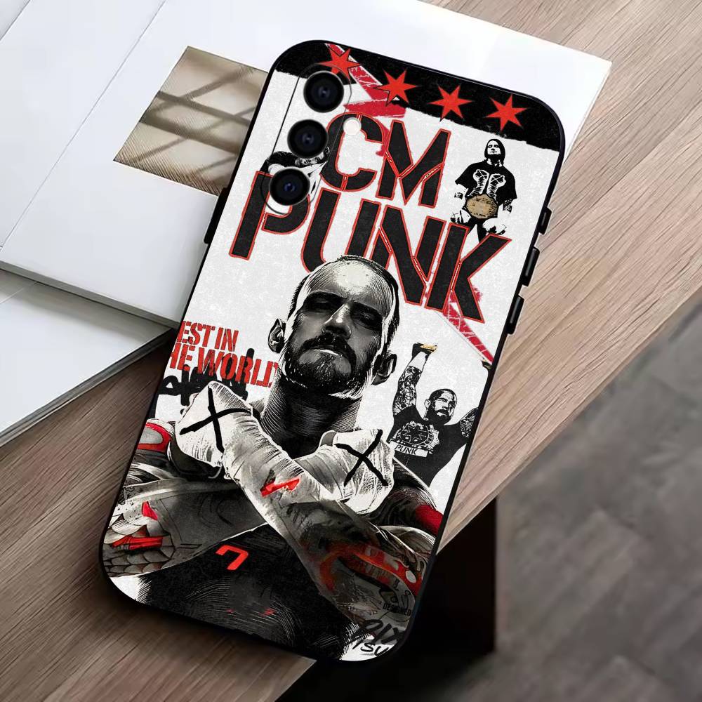 CM P-Punk   Phone Case For Samsung Galaxy A73,A72,A71,A70,A53,A52,A51,Others Soft Black Cover