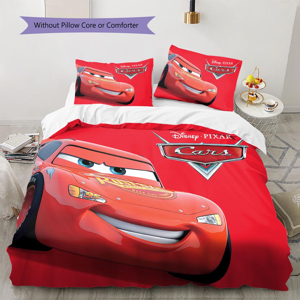 The Mater Trailer Service Duvet and Pillowcase Bedding Set Is Perfect for Decorating Boys' and Girls' Bedrooms.