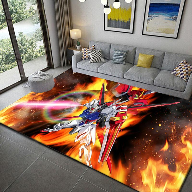 

Mecha Power Symbol Printed Carpet Non-Slip Soft Rug for Bedroom Living Room Gaming Room Modern Home Decor 60x90cm