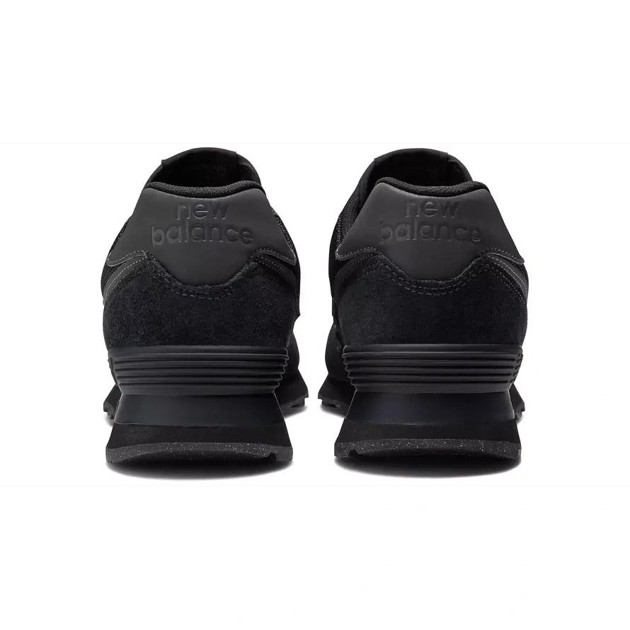 Men's New Balance 574 ENCAP Sneakers Black Suede Sports Shoes (ML574EVE) 40.5