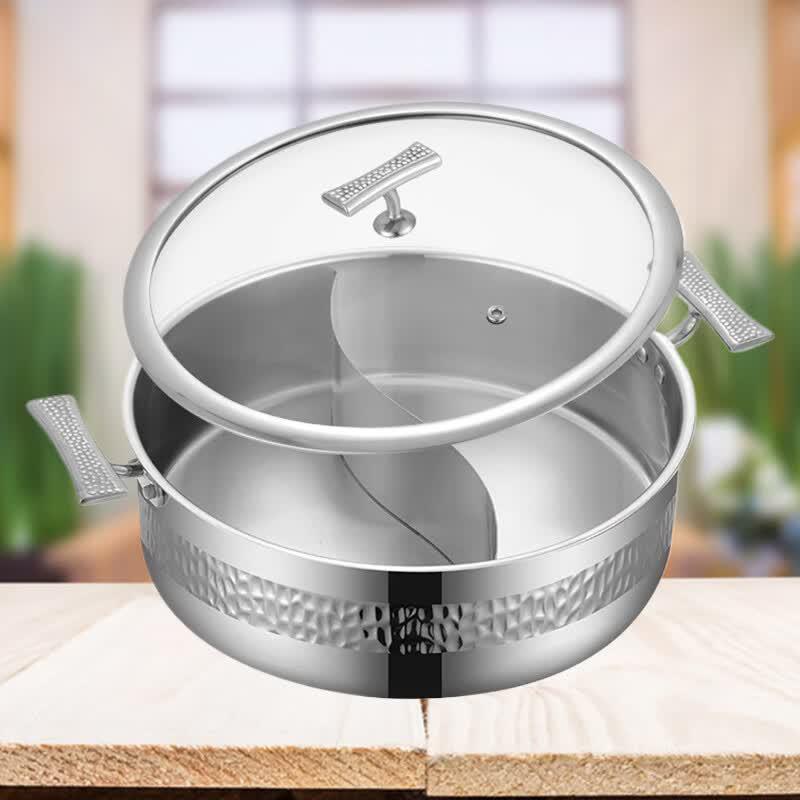 304 Stainless Steel Hammered Mandarin Duck Hot Pot
