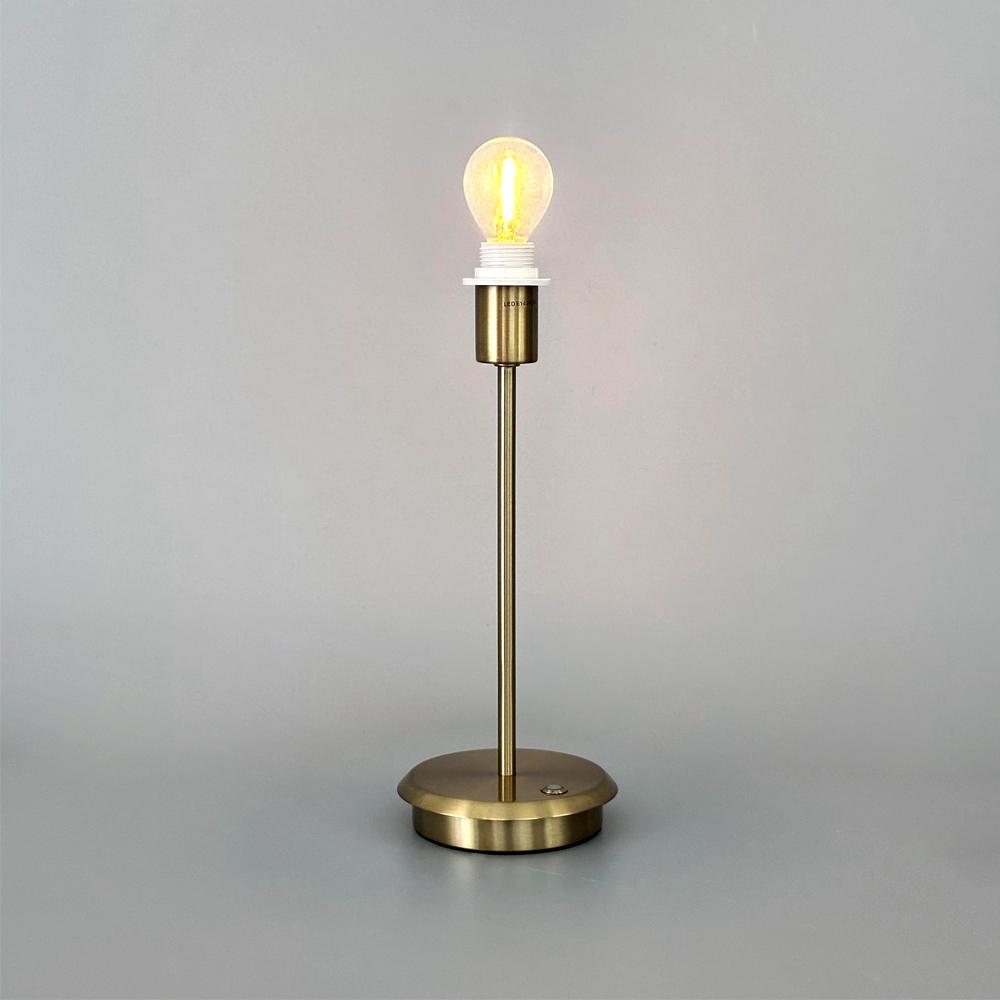 Modern Rechargeable Led Table Lamps Cordless Restaurant Fabric Desk Lamp Bedside Light