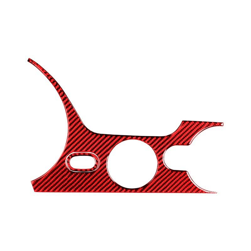 Декоративная наклейка на панель центральной консоли, рамка держателя стакана, из углеродного волокна, для Ford Mustang 2001-2004, детали интерьера