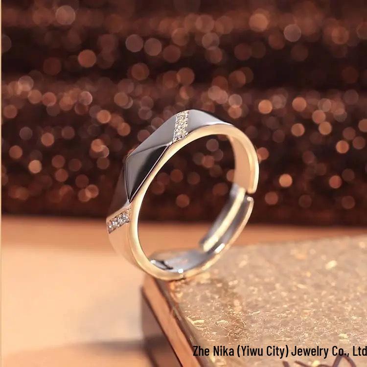 Moissanite Diamond Ring - 1 Carat, Six Claw, Cross-border Douyin Kuaishou Xiaohongshu Live Broadcast, Women's Wedding Ring.