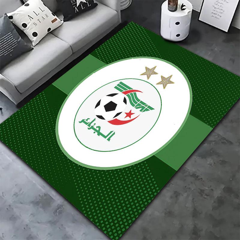 Algeria National Football Carpet Rug for Living Room Bedroom Home Sofa Decoration,Kids play Non-slip Floor Mat