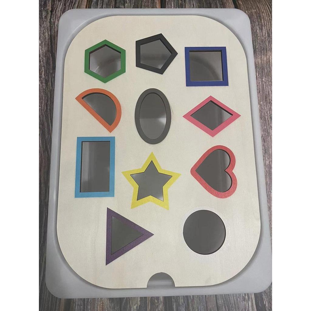 Children's Wooden Sensory Tray Game: Parent-Child Interactive Early Learning Toy
