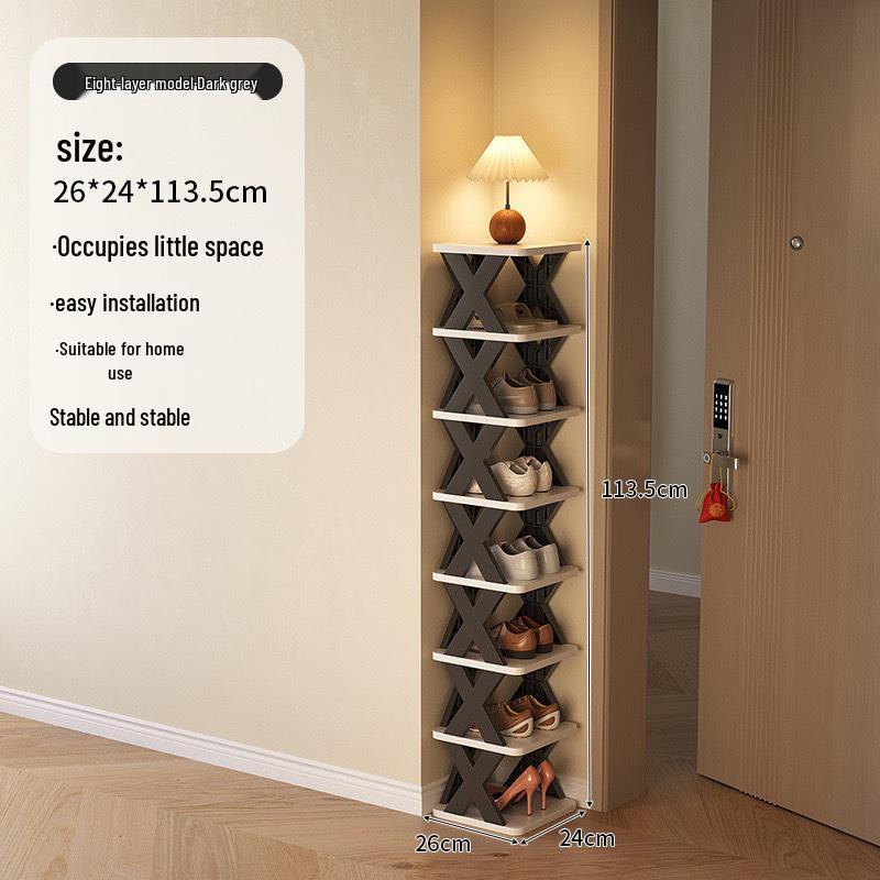 Multi-Layer Detachable Shoe Rack for Entryway and Storage Solutions