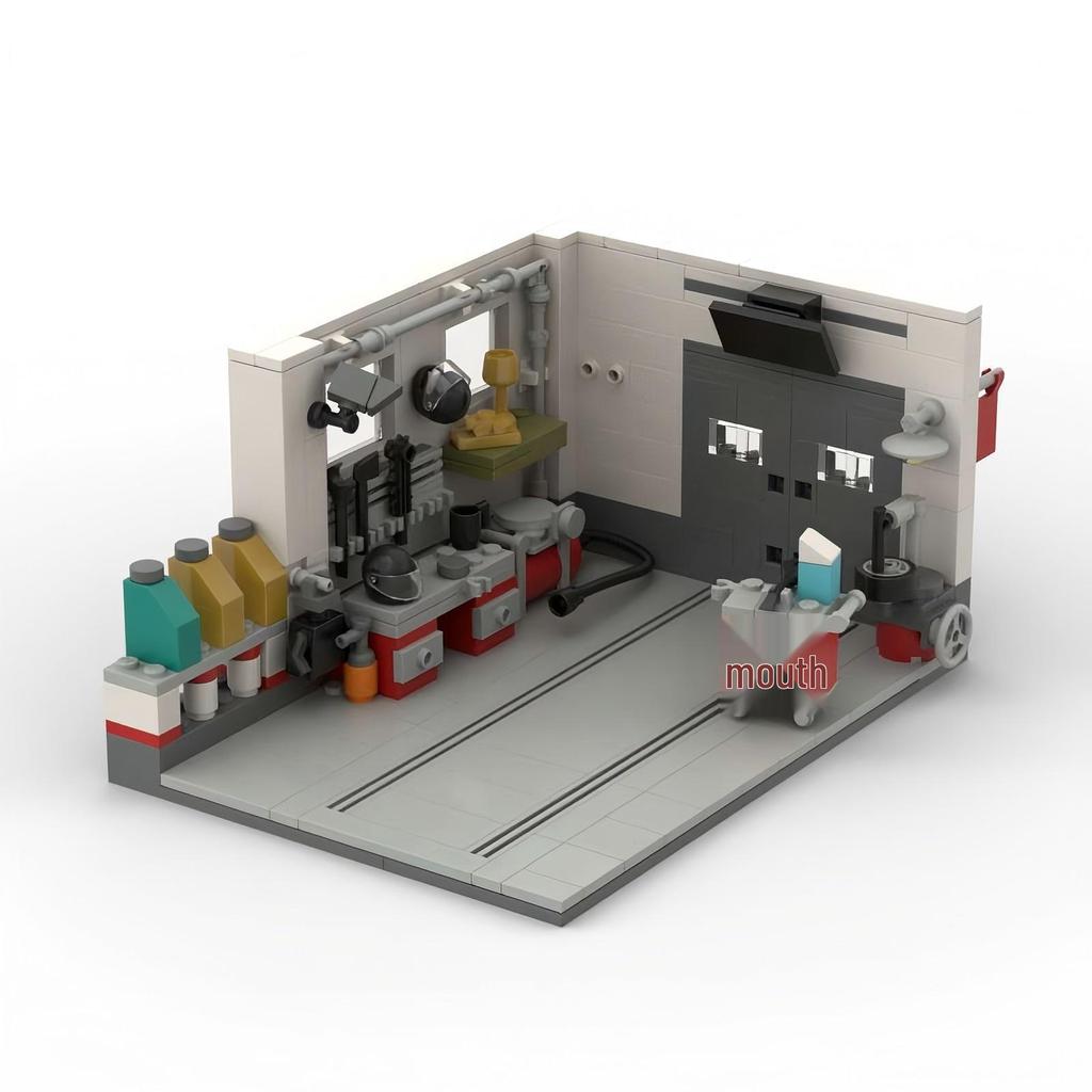 Creative Car Repair Shop Building Blocks - Compatible with LEGO, Perfect Toy Gift for Birthdays