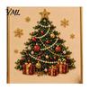 Set Artistico Scena Invernale Fai da Te Kit Pittura con Perle Finte di Natale, Decorazioni Festive 3D con Perline di Natale Progetto Creativo Festivo per Adulti, Decorazione Murale per la Casa