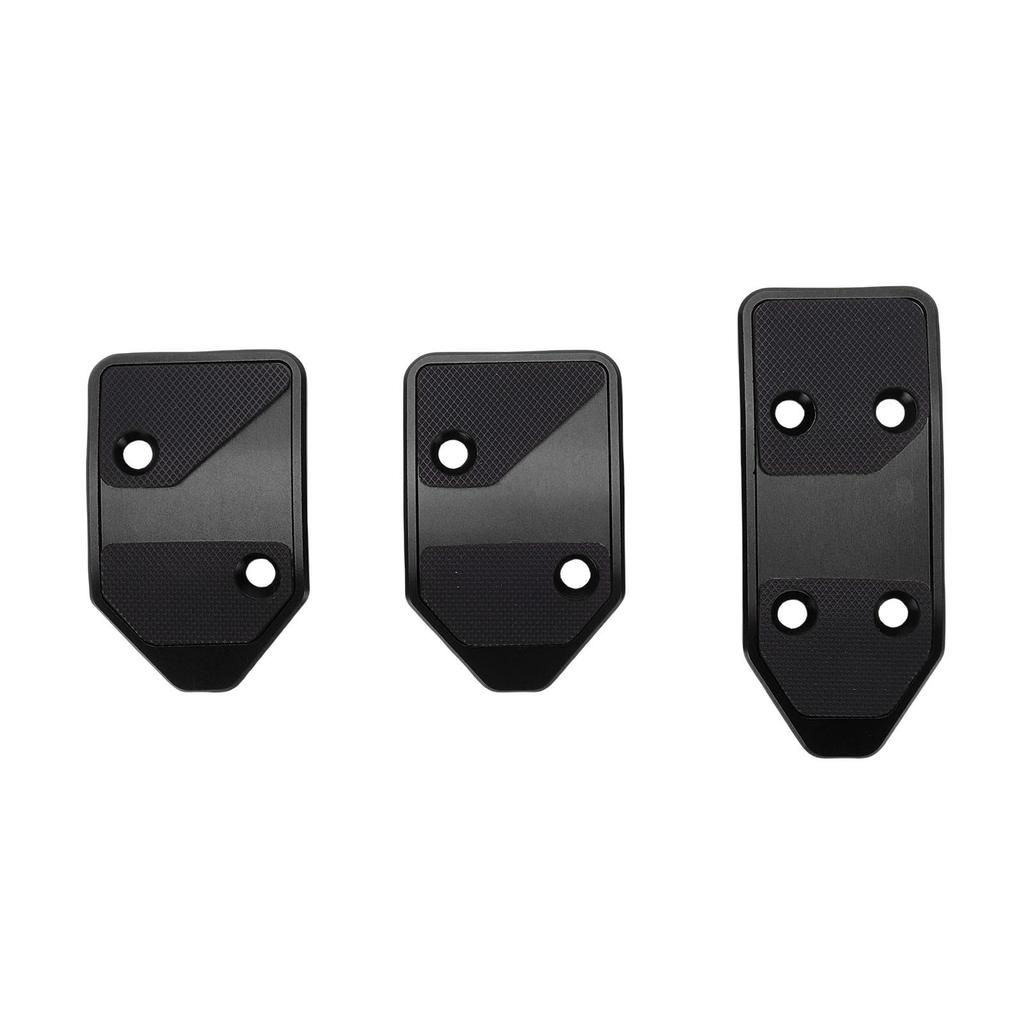 Beschleuniger Bremse Pedal Abdeckungen Rutschfest Gummi und Aluminium Stilvoll Auto Fußpedal Pads