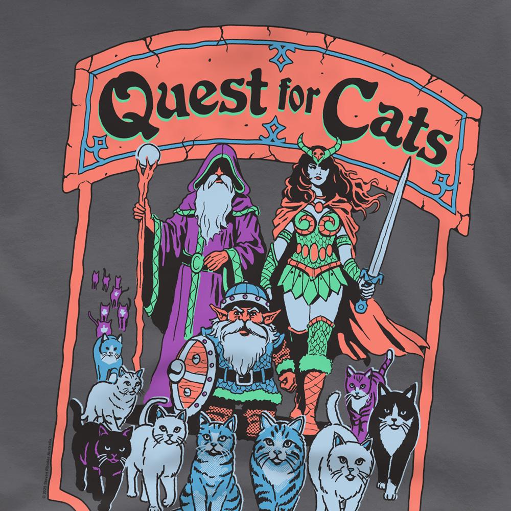Steven Rhodes Unisex Adult Quest For Cats T-Shirt