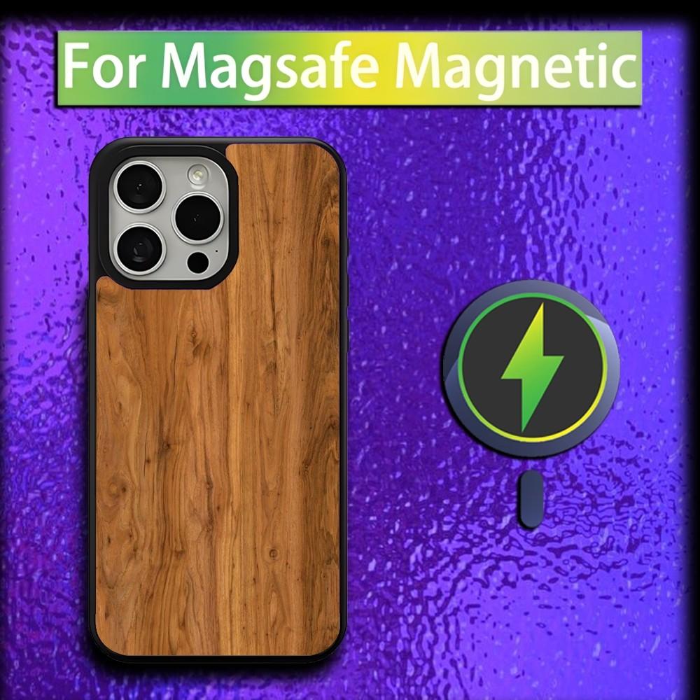 

Natural Wood Phone Case For iPhone 16,15,14,13,12,11,Plus,Pro,Max,Mini Magsafe Magnetic Wireless Charging iPhone12mini
