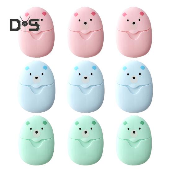 

9 коробок 450 листов мыла для рук Мини одноразовые портативные дорожные мыла для рук Кемпинг на открытом воздухе для барбекю Карманные бумажные мыла 9pcs