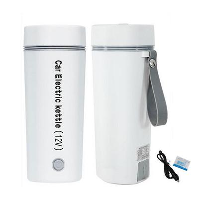 Car Electric Kettle 12v Portable Electric Heating Water Cup Stainless Steel Coffee Kettle With Boil Dry Protection For Car