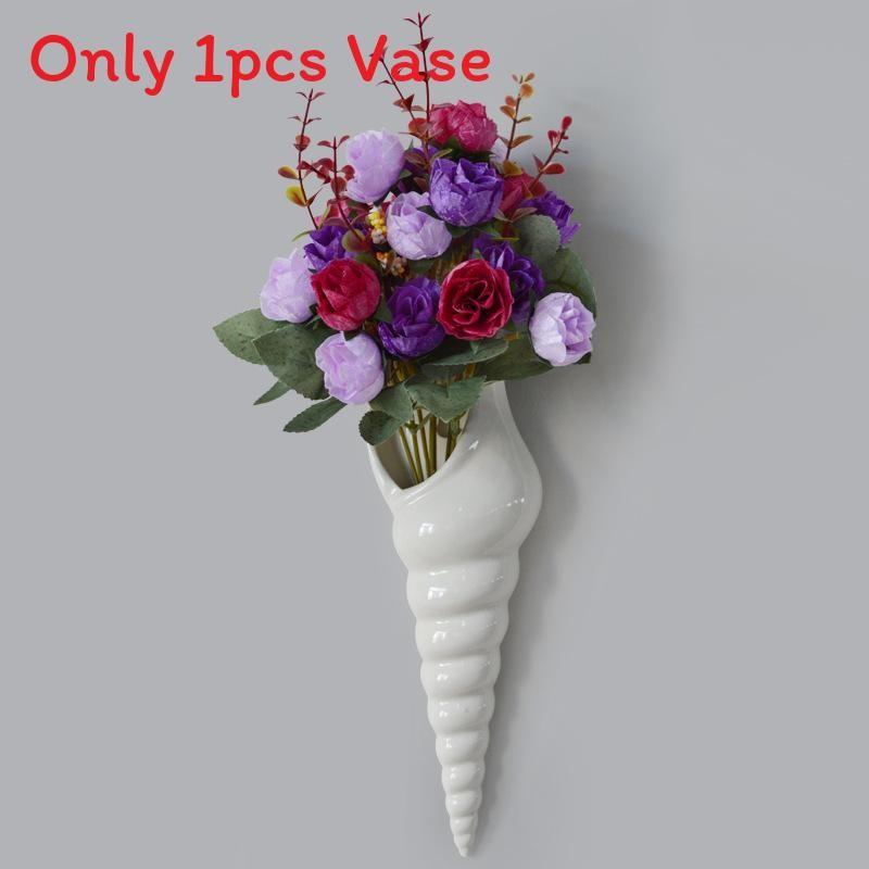 Shell Contemporary Wall Vase For Home Decor To Enhance Interiors Minimalist